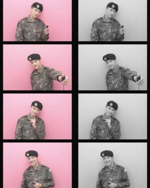 Nam Da-reum Instagram - 인생네컷 찍어 달라는 요청에 
용기낸 뚝딱이....
#연습이필요해 #인생네컷
#남다름