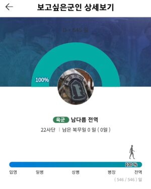 Nam Da-reum Instagram - 20220208~20230807

전역 축하 감사드립니다.

다름이는 546일의 군 생활 잘 마무리하고 
집으로 돌아왔습니다.

무사 무탈하게 돌아와 주어서 고맙다.
전역 진심으로 축하해~~아들♡

다름이와 군생활을 함께 해주신 모든 분들께도 
깊은 감사를 드립니다..

#이기자신병훈련소#22사단#어천리대대
#전역#남다름