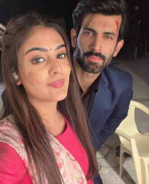 Namik Paul Instagram - Happy Birthday to the Heroine, the Eye Roller Supreme, to the wonderful, talented, hilarious person I had the pleasure of working with for 4 months. 

The person who was focused, and professional and would do 15 page scenes in damn near one take. 

Who took injuries and illness as some sort of challenge to her toughness and refused to be daunted. 

Who was always quick to laugh and make others laugh with her, even if it was at her own expense.

Who was ziddi and excitable, but also mature beyond her years when she needed to be. If any of these sound like contradictions, Tanisha would be the first to tell you it was because her zodiac is a Leo, or a cusp or …something 🙄 

Whatever your star sign, I wish for nothing but the best for you my friend, @tanishaamehta_ 🥳 🎂 

And now a pictorial retrospective to commemorate the occasion:

2) First photo I ever took, and my smartphone blurred us out and took a photo of itself 👌🏼 

3) Dorkily pointing at ourselves at the LJG launch ✌🏼

4) Tanisha barely missing a beat after a stay at the freakin hospital.

5) Little known fact, there was no bigger Aniket- Ishani shipper than Ishani herself. 

6) Aftermath of having to roll around in some kind of chocolate, dust and water mixture. Much Ro, some Mance. 

7) A selfie before wheeling me away on that vegetable cart in the background, because why not 🤷🏽‍♂️

1 & 8) Being asked to give ‘Happy Candids’ and awkwardly trying to figure out what that meant.