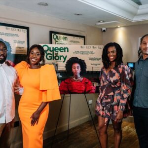 Nana Mensah Instagram - ✨8️⃣2️⃣6️⃣ ✨ 
I had a beautiful birthday celebrating @queenofgloryfilm in London at the iconic @ritzy_cinema. Thank you to the most generous moderator @sopedirisu and to @delphilievens & @bohemiamediauk for a wonderful night and subsequent jollof-fueled turn up! 🇬🇭 #QueenofGlory is now playing across the UK! 🇬🇧 
Makeup: @mariaasadimakeup 
Hair: @kieronlavine 
Styling: @zadrianandsarah 
Dress: @roksandailincic 
Shoes: @diminnoshoes 
Jewels: @swarovski @vraiofficial 

Thanks all for the birthday wishes! ♍️♍️♍️