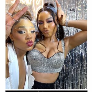 Nancy Isime Instagram - I don’t know how to behave when I’m Happy oh😅🥰

We had the most beautiful intimate shower for our SharBae @sharonooja and it was everything!😍

To my dearest Shar, 
This is the Lord’s doing and it is marvelous in our sight.
I can’t wait to be somewhere by your side as you walk down the aisle. 
You’ll make the most beautiful bride but most importantly, You’ll be the most amazing wife to your lucky husband! 

Love you Boo!❤️
Cheers to a new Era!🥂 

P.S: If your friend doesn’t look at you the way Shar was looking at me in slide 4 when I was giving my mini-speech, get a new friend😝🤭😄