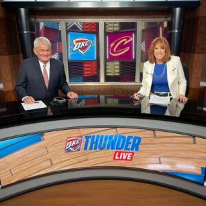 Nancy Lieberman Instagram - It's so great to be back on Thunder Live with John Rhadigan. Don't miss us this season talking all things @okcthunder and @nba 

#ThunderLive #NBA #Basketball #OKC #OnTheDesk #Broadcasting