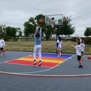 Nancy Lieberman Instagram - It was wonderful to finally be back in @cityoffriscotx Texas to officially break in our 100th Dream Court! Thank you to @adletacorp and @srchildren_ for all your support. We're looking forward to the Frisco community and youth building friendships, leadership skills, and community pride for years to come.

@nancylieberman @sportcourt1974 @nexcourt #DreamCourt #Charity #Community #Philanthropy #Charity #Nonprofit #Donate #Love #Community #Support #GiveBack #DoGood #SocialGood
