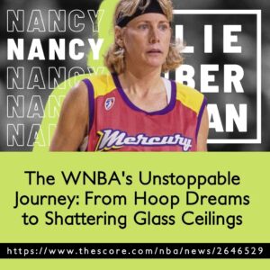 Nancy Lieberman Instagram - @thescore spoke to @nancylieberman, reminiscing with her on the incredible trials and tribulations of the @wnba, starting from where it all began with then-commissioner David Stern and our "Lady Magic".

At the time, a young Lieberman had already solidified her position as one of the greats and was recruited by Stern in 1985 to work towards the creation of the WNBA. Twelve years later, Nancy was there to play during the opening season (at 39 years old!) just as Stern had hoped. Since then, Nancy has transitioned to working the business side of basketball and has been enjoying front-row seats to the WNBA's almost 30 years of growth.

Even in retirement from the professional game, Nancy continues to support women's basketball and is proud of the new girls gracing the court today, encouraging them to keep pushing the ball. "Don't exhale. We've got to keep fighting and do the right thing. We're in this. We're in it for the long haul. It's a beautiful thing. Today's players are amazing gatekeepers of the game of basketball," says Lieberman.

Read the full article from The Score here: https://www.thescore.com/nba/news/2646529

@nlcharities @nba @nltj.bball.ac @phoenixmercury
#NBA #WNBA #LadyMagic #Basketball #WomensBasketball #TheBig3 #HallOfFame #WomensSports #WomenInSports