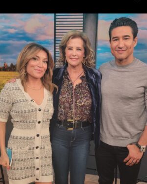 Nancy Travis Instagram - Joining @mariolopez and @kithoover on #AccessDaily to talk all things @ridehallmarkchannel  and why Isabel McMurray is no man’s arm candy!!
Check your local listings :)