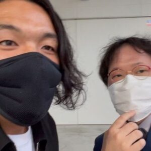 Naoki Inada Instagram - 【マスクゲーム】
どっちが言ってるでしょ〜か？？

#見取り図
#盛山
#大裸門
#だいらもん 
#森ノ宮漫才劇場