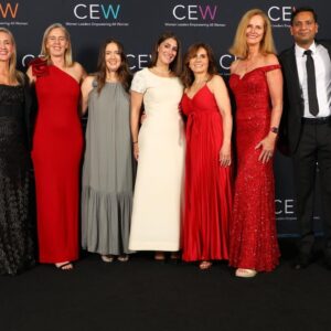 Naomi Simson Instagram - Night of nights for #cew we gave that #photowall a good go. Let the #💃 prevail #inclusion #equity #collaboration