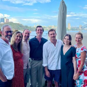 Naomi Simson Instagram - Family time coming to a close as they all head back to their corner of the planet. Wonderful to begin 2024 with such laughter, fun and love. 💙💙💙 #family #newyear