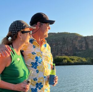 Naomi Simson Instagram - Traveling in the wilderness of the Kimberly Coast and out to the Rowley Shoals has been the trip of a life time. Life’s incredible experiences. From plucking oysters from rocks, mud crabbing to barra fishing. From waterfall picnics to silicon beach parties. 💛 Australia is my favorite place to travel! #travel #australia #experiences #kimberlycoast #wilderness #truenorth #entrepreneurlife
