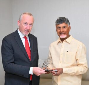 Nara Chandrababu Naidu Instagram - Met with a Belgian trade and industries delegation led by HE Mr Didier Vanderhasselt, the Belgian Ambassador to India. Our government is committed to creating a business-friendly ecosystem in Andhra Pradesh. We welcome businesses from India and across the world to invest in our State.