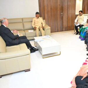 Nara Chandrababu Naidu Instagram - Met with a Belgian trade and industries delegation led by HE Mr Didier Vanderhasselt, the Belgian Ambassador to India. Our government is committed to creating a business-friendly ecosystem in Andhra Pradesh. We welcome businesses from India and across the world to invest in our State.