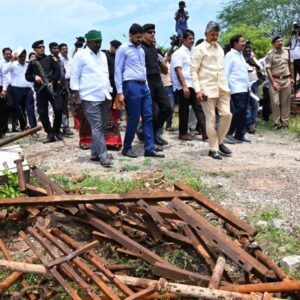 Nara Chandrababu Naidu Instagram - Amaravati isn't just a capital, it's a collective symbol of the aspirations of our people of Andhra Pradesh. The manner in which the YSRCP regime disregarded these aspirations, brutalized our farmers,  and destroyed our capital, left us deeply pained. Today, I conducted an inspection of the Amaravati region and assessed its current state. We shall resume building our capital together, starting today. #Amaravati is God's will, and destiny has found its course.