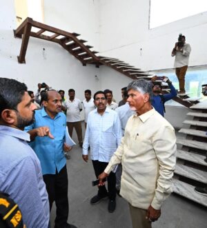 Nara Chandrababu Naidu Instagram - Amaravati isn't just a capital, it's a collective symbol of the aspirations of our people of Andhra Pradesh. The manner in which the YSRCP regime disregarded these aspirations, brutalized our farmers,  and destroyed our capital, left us deeply pained. Today, I conducted an inspection of the Amaravati region and assessed its current state. We shall resume building our capital together, starting today. #Amaravati is God's will, and destiny has found its course.