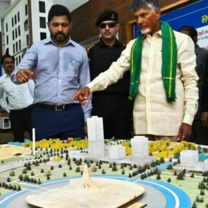 Nara Chandrababu Naidu Instagram - Amaravati isn't just a capital, it's a collective symbol of the aspirations of our people of Andhra Pradesh. The manner in which the YSRCP regime disregarded these aspirations, brutalized our farmers,  and destroyed our capital, left us deeply pained. Today, I conducted an inspection of the Amaravati region and assessed its current state. We shall resume building our capital together, starting today. #Amaravati is God's will, and destiny has found its course.