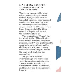 Narelda Jacobs Instagram - If you’re asking a woman to speak and share knowledge with you this International Women’s Day, be ready to pay her for it. Stop asking us to work for free.

This message brought to you in collaboration with @karinaalyce just in time for #iwd