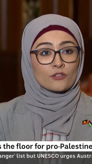 Narelda Jacobs Instagram - BREAKING: Labor Senator Fatima Payman has crossed floor to vote for a Greens motion to recognise the state of Palestine.

The Coalition and Labor voted against the motion and it was defeated.

Earlier today I spoke to Executive Director of @nifaustralia Michael Chaitow who’s visiting Israel.
