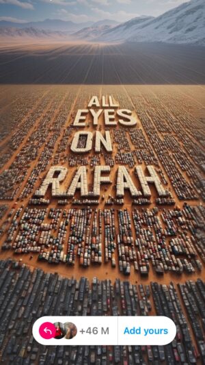 Narelda Jacobs Instagram - The viral “All eyes on Rafah” tile explained.