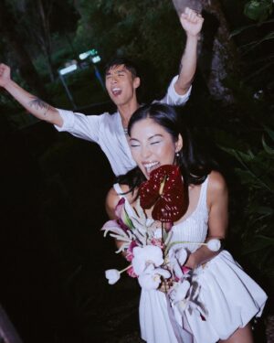 Narelle Kheng Instagram - Oops, I did it 💍💐🙈