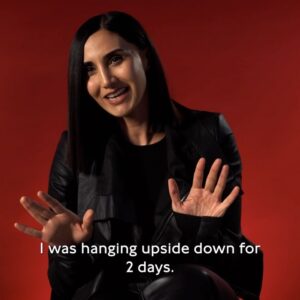 Narges Rashidi Instagram - Lale’s tough but @nargesrashidi is tougher.

Behind the scenes of episode 6 👊
