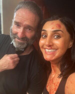 Narges Rashidi Instagram - No one takes an on set selfie quite like @nargesrashidi ❤️‍🔥

📷: Narges Rashidi