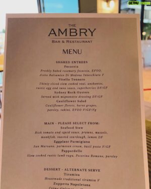 Nasser Sultan Instagram - Explore Italy's flavors at The Ambry Bar & Restaurant, now at Waverly Greens! 🇮🇹 With Chef Jesper and Carlo, experience Italian cuisine at it’s finest. Open daily for lunch and dinner. 🍽️🥂

Big thanks to @seven.comms and @theambry.waverley for inviting me to experience the flavors of this remarkable new Italian restaurant!

 #theambryrestaurant #waverleygreens #newrestaurant #sydneyrestaurants
