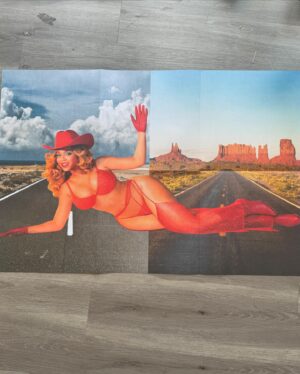 Natalia Fedner Instagram - @beyonce wears a full Natalia Fedner look. For her epic poster inside the Cowboy Carter Vinyl set that just dropped today. Styled by @chloeandchenelle creative direction by @marnixmarni assisted by @thedameeffect @vancegamble @tylomichael - and vision of @nadialeecohen . I’m overwhelmed . That’s probably why this originally posted with no caption. The whole process was a fever dream that occurred in about 48 hours. With a rush to the finish line making the chaps / garter belt in less than 12 hours - which seems impossible - but somehow we did it (thank you @maya_adelle). I truly believe that when you work with an artist for years you get a better sense of what they like - and that helped me figure out how to properly alter the bra into the perfect shape. And then the red chain textile - which is made by hand by us - was fully graphed out to fit perfectly over it. I’ll post video showing more on that soon. There was welding, stitching, crocheting, weaving, jumpringing, and praying (not necessarily in that order). I’ll post more soon. But. It’s a crazy day with another crazy deadline - so I’m off to the races.
