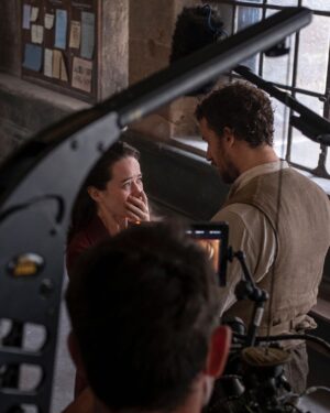 Natalia Safran Instagram - Back by fan demand our holy day Nun II post 😌 This one dedicated to Kate, single mom and teacher, who finds a good position and safe haven for herself and her daughter Sophie in a French country boarding school for girls. Anna Popplewell is nothing short of brilliant in the role, imbuing  her character with elegant beauty, gentleness and quiet strength, which quickly transform into fearlessness as she faces unspeakable evil and heroically defends her girls from Valak and company. Anna is one of the loveliest souls you will ever meet on a set and represents the very qualities which make Kate so compelling to watch and simply unforgettable. 
@thenunmovie 
Photo credit Bruno Calvo
.
#annapopplewell #narniacast #theconjuringuniverse #thenun2 #thenunmovie #valak