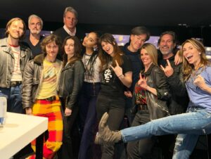 Natalia Safran Instagram - Getting by with a little help from my friends 💕❤️‍🩹💕 and loadsa good head-bangin! 🤘⚡️