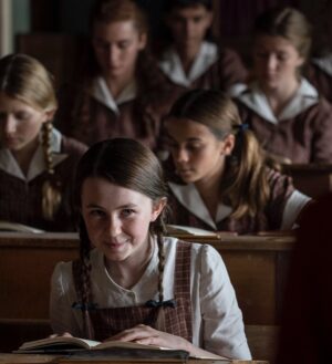 Natalia Safran Instagram - Dedicating this Sunday’s NUN 2 post to our youngest and possibly fiercest Valak vanquisher, Sophie, played by the mighty @katelynrosedowney 🚨 Supertalent alert: Katelyn is a phenomenal actress and did an incredible job with this difficult part, which was as mentally challenging as it was physically taxing. Katelyn is mature beyond her years and so positive, energetic and vibrant, it was a pleasure for everyone on set to work with her. She lives in Dublin, has a brilliant dance-teacher mom and is herself an Irish dance and acrobatic prodigy (check out today’s reel for a special treat). Let her know how much you enjoyed her fantastic performance in @thenunmovie. I know I look forward to working with her on some other The Safran Company production in hopefully not too distant future 🩷
✝️
Photo cred: Bruno Calvo
#thenunmovie #thenun2 #katelynrosedowney #theconjuringuniverse #thesafrancompany