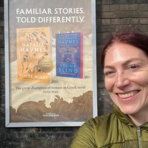 Natalie Haynes Instagram - 🎁 GIVEAWAY! 🎁

Would you like to win this bundle of my books, including the brand new Divine Might paperback, with a limited edition Plato’s Fire necklace? 

For TWO entries, like and follow this page, then tag us in a photo of a Divine Might poster when you spot one at a train station. The posters will only be up til the end of this week!
OR for a single entry, like and follow this page, and tell us in a comment about a time you felt Mighty… ⚡️💪
UK-only this time (sorry!), you have a week from today! Closes Friday May 3rd 2024.