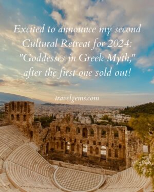 Natalie Haynes Instagram - So thrilled to be leading a second cultural retreat with Travelgems this year! Join me and historian guide Ioanna Kalypso Glypti in Cyprus and Greece, to learn about the Greek goddesses on location. 
Info & booking via the link in my bio. 
I know this is the kind of once-in-a-lifetime luxury retreat most of us can’t go on as a guest, so here’s a free cultural event you can experience online. My event on the women of the Trojan War, with Andrew Copson at the Humanists UK Convention - also linked in my bio, under ‘The Women’s War’.