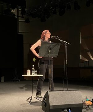 Natalie Haynes Instagram - Oh, you guys. I was so gutted to miss doing Hay, my Divine Might show and the radio recordings. But because I was couldn’t make it, I recorded the missing episodes last night at the beautiful Radio Theatre and it was MAGICAL. It all felt impossibly far away when I was on the other side of the world and then it was the most wonderful crowd (you are always wonderful), and the shows were the right length (always a stress when I do solo episodes) and I loved every single second. 
Two more shows to go next week and then our tenth series is complete! *gets scribbling*