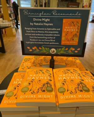 Natalie Haynes Instagram - 🧡📙🧡📙🧡 Thank you so much, wonderful UK booksellers, for your gorgeous Divine Might displays, and all your support with this book! It is incredible to see her everywhere!