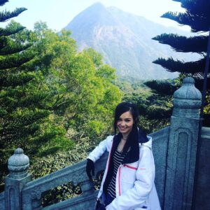 Natalie Jongjaroenlarp Instagram - So peaceful here...#hongkong #mountains #nature #tree #travel