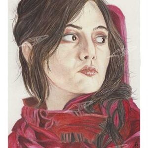 Natalie Jongjaroenlarp Instagram - Check out this beautiful depiction of Red by artist @tonyblakeart ! #exquisite #art #talent #artist #znation #redznation #apocalypse #artlover #zombieslayer