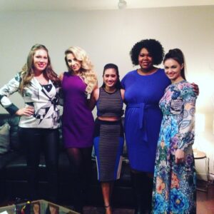 Natalie Jongjaroenlarp Instagram - Throwback to when I got to walk down a runway on The Real with these lovely ladies! #tbt #therealdaytime #jeanniemai #somuchfun