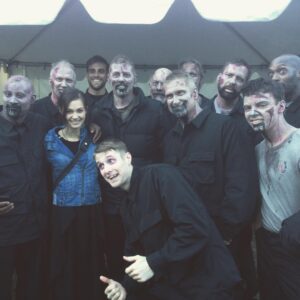 Natalie Jongjaroenlarp Instagram - I had fun chatting with these guys on set! #zombies #znation #season3 #finale #zombieapocalypse #dontmesswithus