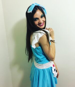 Natalie Jongjaroenlarp Instagram - #happy #halloween #follow the #whiterabbit you never know where it may lead you...#wonderland #curiouserandcuriouser