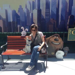 Natalie Jongjaroenlarp Instagram - I had a blast at Universal Studios today! #thesecretlifeofpets #cutepuppy #cantwaittoseethis #theentertainmentcapitalofla