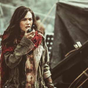 Natalie Jongjaroenlarp Instagram - #tbt to filming #season 4 #episode 2 #escape from #zona #walkietalkie #convoy #missing #znation #photo by @outlierimagery
