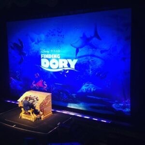 Natalie Jongjaroenlarp Instagram - Finding Dory at the El Capitan! #loveseeingmoviesthisway #disney #itwascute