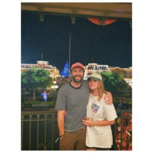 Natalie McQueen Instagram - Four parks in twelve hours. Now we nap by the pool for another twelve ☀️🎢✨❤️😴

P.S I promise we are having a good time on the last slide 💀