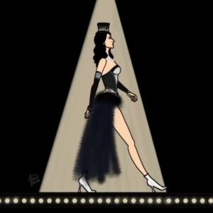 Natalie Mendoza Instagram - So amazing thank you 🙏🏽🤍🥰 #Satine #costumes #moulinrougebroadway