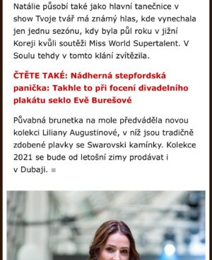 Natálie Stejskalová Instagram - Kdo ještě nečetl článek, tak tady si odkládám📰🤗💖
👙
@primaslunecna 
@fashionislandeurope 
Děkuji... @sasa_seflova 🙌🏽
🎀
#article #onlinemagazine #supercz #seznam @seznam_cz #model #missworld #supertalent #dancer #actress #show #balletdancer #streetdancer #slunecna #series #fashionshow @czech_fashion_week #fashionweek #swimsuit #pinkbikini #bikinimodel #fashionisland 
#runway #catwalk #primaslunecna #tvshow #tvseries #tvactress #misssupertalentoftheworld #nataliestejskalova