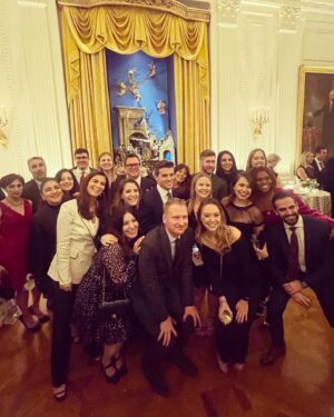 Natasha Bertrand Instagram - A fun evening at the @whitehouse with some wonderful people 💜 @cnn