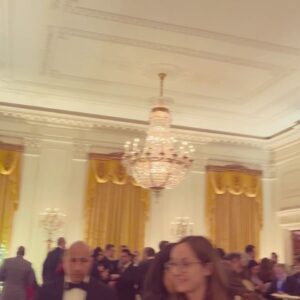 Natasha Bertrand Instagram - A fun evening at the @whitehouse with some wonderful people 💜 @cnn