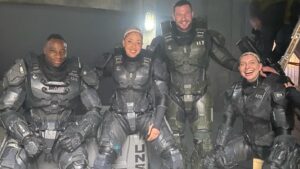 Natasha Culzac Instagram - Some season 2 shenanigans 🧡
@halotheseries