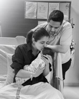 Natasha Luthra Instagram - Meet Baby Girl Ziya, our little ray of sunshine 👼Born on 26•4•24 🩷
Thank you for making me your mumma 🥹