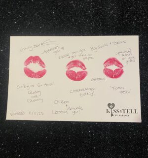 Natasha Slayton Instagram - Blown away by the beautiful gathering @magicmarketpopup put together for the 11/11 portal and am incredibly grateful for getting the opportunity to join as official “Lip Print Reader” with my business @kissandtellbynatasha ❤️💄💋🙏 
It was an incredibly successful market, complete with a 6.5 page waitlist that still blows my mind 🤯🙀🙌 THANK YOU THANK YOU THANK YOU!!!

I had so much fun and am looking forward to many more in the future.  Would love to see you at the next one, so please keep a look out for upcoming dates or 💌 me to book your next gathering, party or event!✨

———————————
#lipprintreader #kissprintreader #lipsology #lipsologist #kissandtellbynatasha