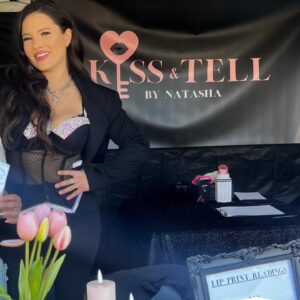 Natasha Slayton Instagram - Blown away by the beautiful gathering @magicmarketpopup put together for the 11/11 portal and am incredibly grateful for getting the opportunity to join as official “Lip Print Reader” with my business @kissandtellbynatasha ❤️💄💋🙏 
It was an incredibly successful market, complete with a 6.5 page waitlist that still blows my mind 🤯🙀🙌 THANK YOU THANK YOU THANK YOU!!!

I had so much fun and am looking forward to many more in the future.  Would love to see you at the next one, so please keep a look out for upcoming dates or 💌 me to book your next gathering, party or event!✨

———————————
#lipprintreader #kissprintreader #lipsology #lipsologist #kissandtellbynatasha